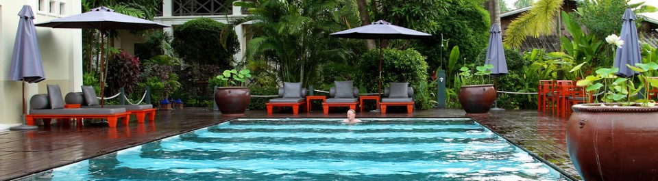 Pool at Vila Marly, Luang Prabang, Laos